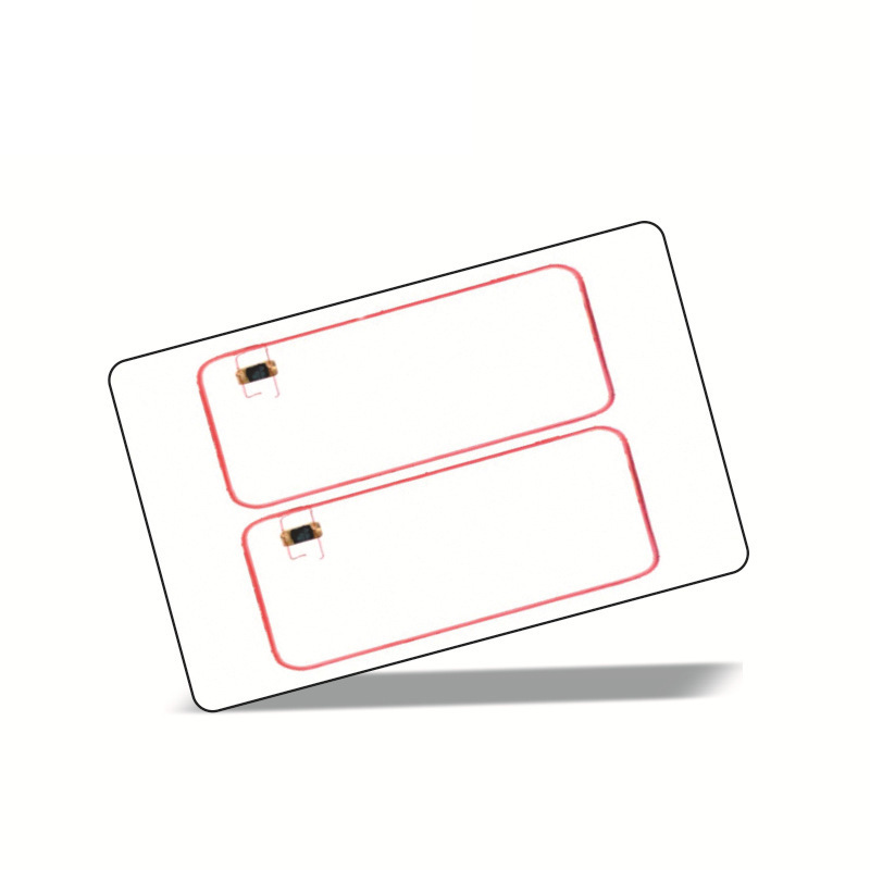 厂家制作塑料PVC 14443A+15693双协议RFID智能射频复合IC卡