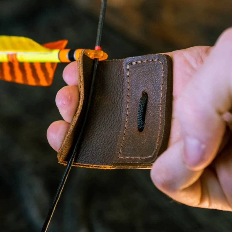 Кросс-граничные соревнования по стрельбе из лука на открытом воздухе, кобура для защиты пальцев, традиционная стрельба, спортивное оборудование для стрельбы из лука, кобура для защиты большого пальца