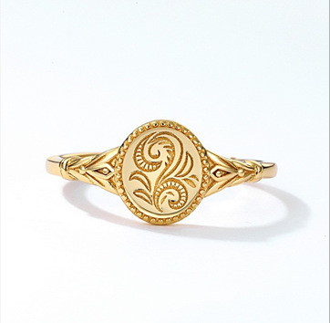 7g Weight Rings Classification Simple Style Oval Flower Alloy Wholesale Rings