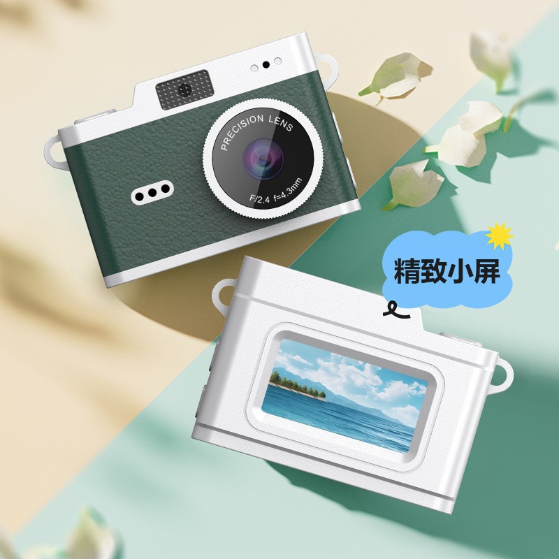 跨境新款X5复古挂件迷你小相机单反数码高清拍照录像迷你照相机