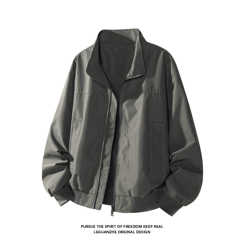 Giacca da uomo GTAL, stile duro, con collo alto a tre punte, stile American Flight, di alta qualità, alla moda e di alta qualità_voghion.com