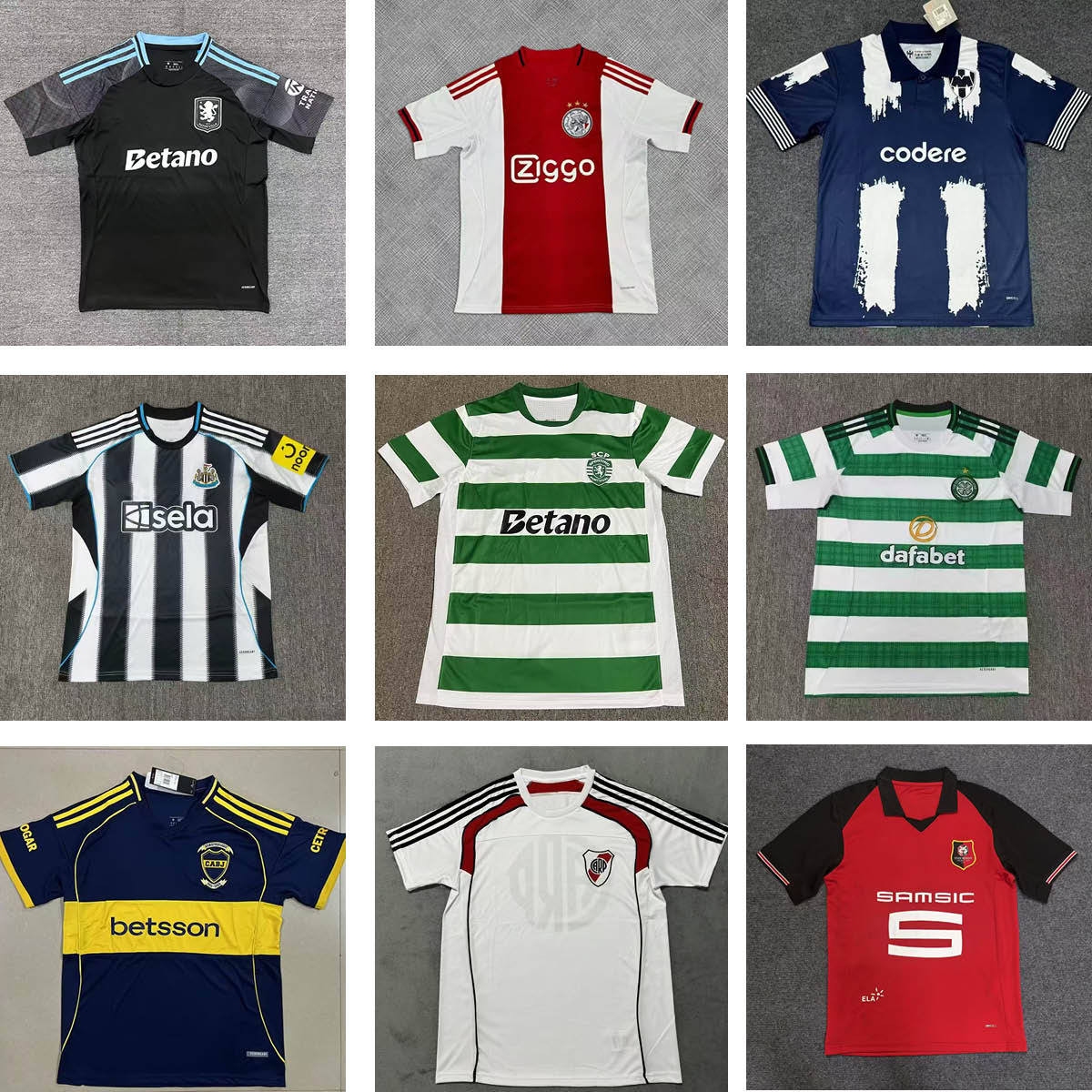 2526新款里斯本纽卡斯本菲卡弗拉门戈主客场球迷版俱乐部足球服