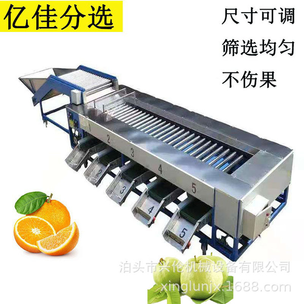 Sweet potato grading machine