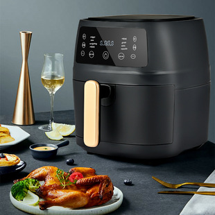 English Model in Stock 110V Smart Air Fryer Large Capacity Air Fryer Baking Machine French Fries Electromechanical Fryer