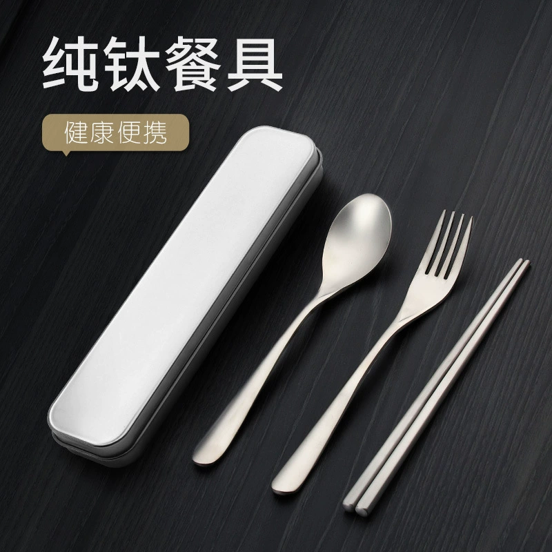 Travel tableware for camping, handheld set for home use, 3 piece set, wholesale