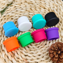 创意糖果色硅胶保鲜酒瓶盖 红酒塞 啤酒瓶盖 调味品 葡萄酒保鲜盖