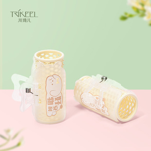 Air Bangs Curling Barrel with Clip Student Forehead Artifact Home Curly Bangs Hair Barrel Eight-Character Set Fluffy