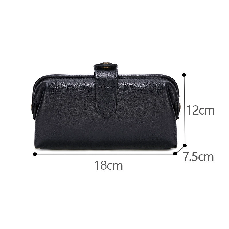 Маленькая кожаная clutch-сумка, ручная петля, кошелек для телефона, размеры 18×12×7.5 см, высокое качество