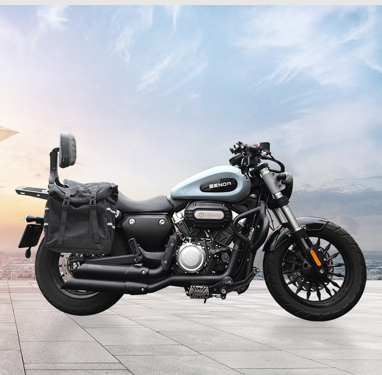 Suitable for Benda Chinchilla 300 crash bars, anti-fall bumpers, foldable backrest, rear rack side bag protection bars, modification