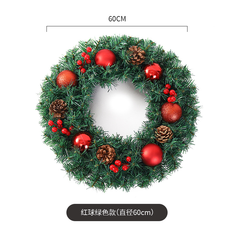 Amazon popular guirnalda de Navidad ratán 40/50/60cm decoración de Navidad Garland decoración escena diseño