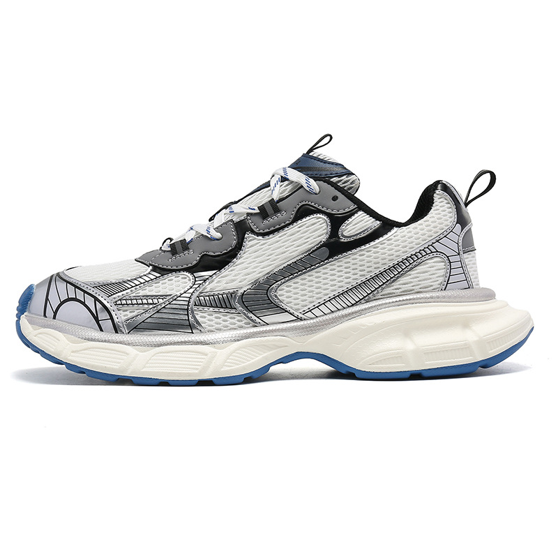 Herren-Nischenmodemarke Paris 3XL Papa-Schuhe, atmungsaktive Sommer-Mesh-Schuhe mit dicker Sohle, erhöhte Freizeit-Sportschuhe_voghion.com