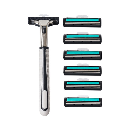 Double-layer classic razor old-fashioned manual shaving knife men's shaving knife shaving knife 