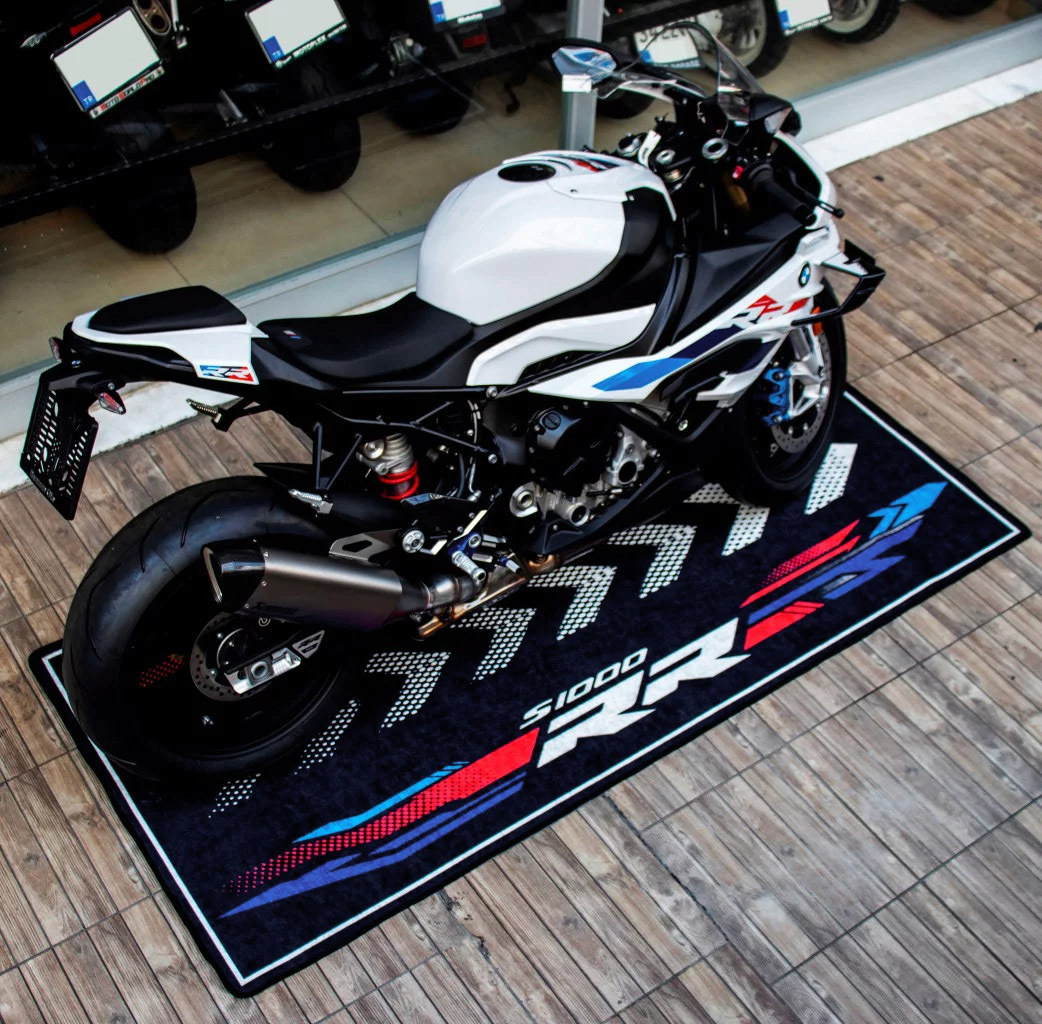 Cross-border Deplaceable Motorcycle Carpet Kawasaki Ducati Motorcycle Team Display Special Crystal Velvet Floor Mat Bedside Mat