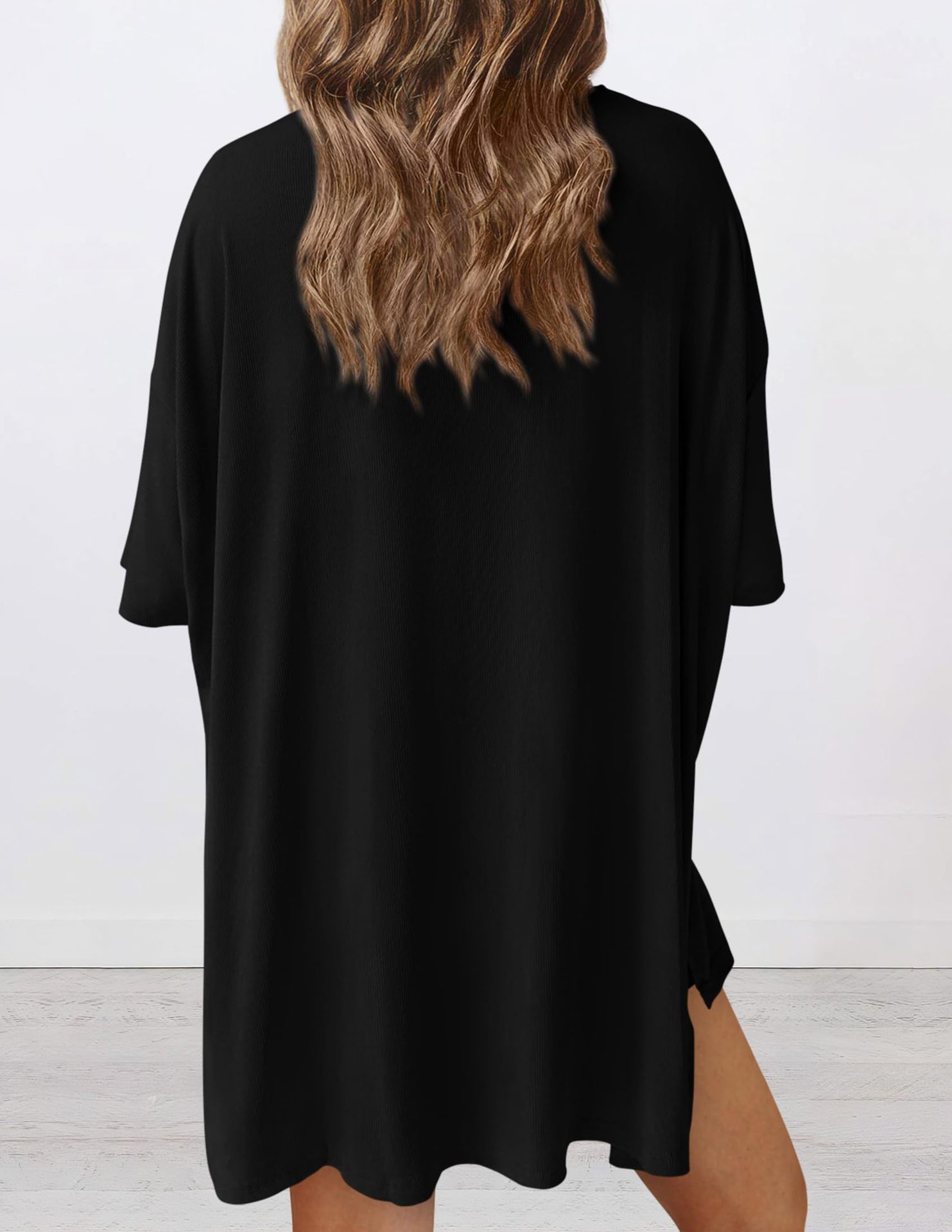 Casual Women's Shorts Set Solid Colour Loose Fit Summer Outfit_voghion.com