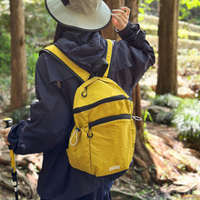 户外旅行包可折叠轻便运动背包男简约旅游登山包通勤双肩包女书包