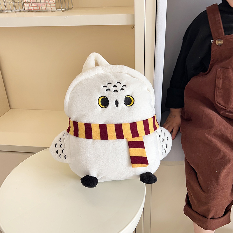 Bolsos de nieve de búho transfronterizo nuevos dibujos animados de alto valor de peluche lindo mochila colgante muñeca