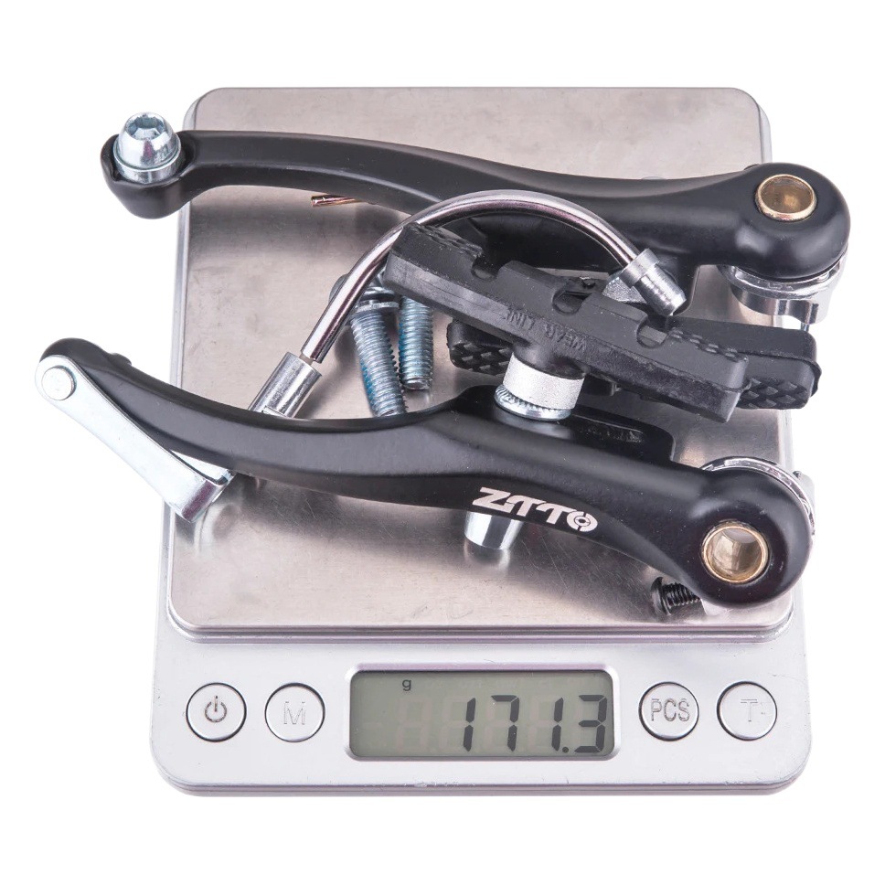 ZTTO freno de bicicleta de montaña bicicleta plegable freno en V clip freno de aluminio negro ronda