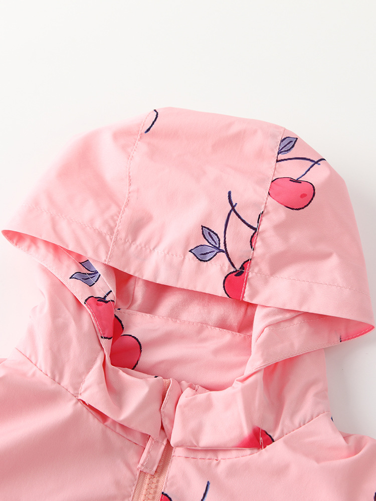 Cross-border malwee niñas abrigo de invierno nuevo estilo europeo y americano para niños pequeños extranjeros niñas con chaqueta con cremallera encapuchada abrigo
