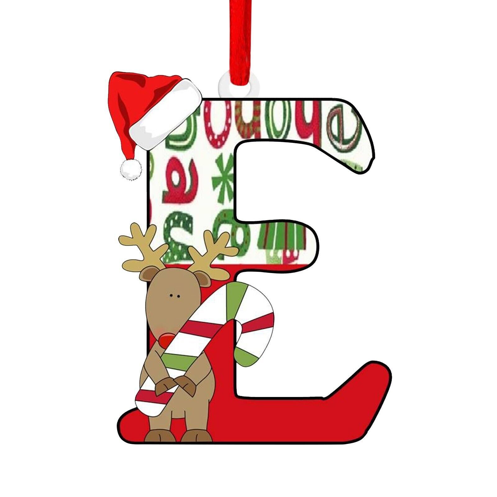 Nuevo alfabeto inglés creativo transfronterizo acrílico plano árbol de Navidad decorativo regalo de decoración de fiesta image 10