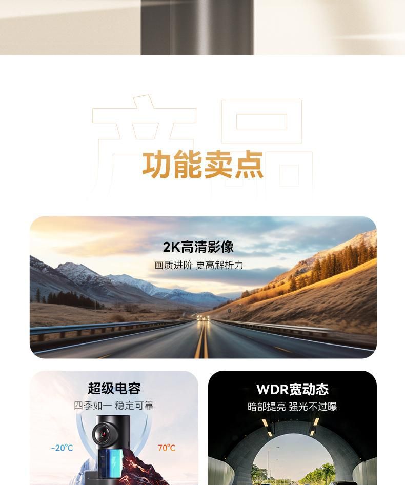 Dandapai Dash Cam No-Wiring Official Flagship Store Dash Cam 24H Parking Monitoring MINIpro 2k