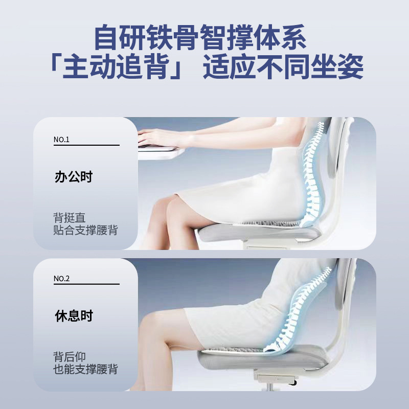 人体工学护腰坐垫椅子办公室工位久坐神器腰部支撑拖靠背靠垫一体|undefined