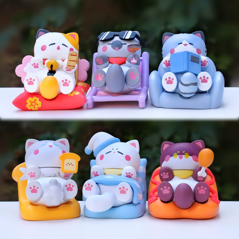 Q-version anime mini figure, cute character collectible, single blind-style figurine (61 g)