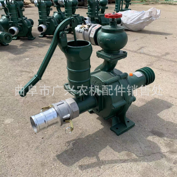 双叶高扬程园林喷灌泵3寸压井款高压泵柴油机电机拖拉机都能带动