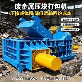 Y81-260废钢液压压块机金属下角料压块机卧式铜箔液压压块机图片