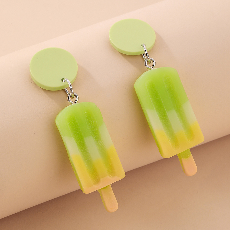 Fashion Acrylic Ice Cream Earrings Wholesale Nihaojewelry display picture 8