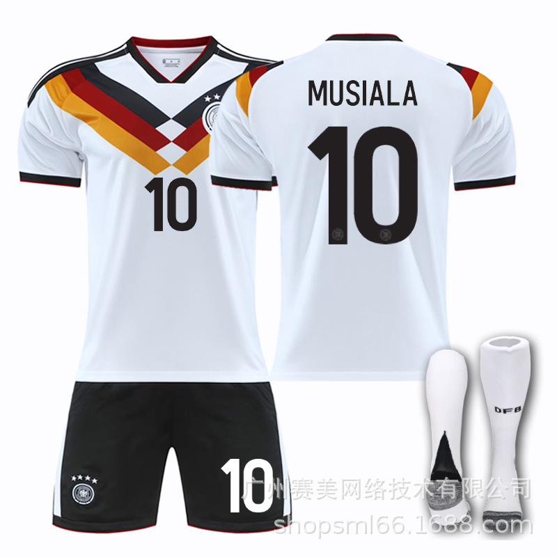 25-26 Selección nacional alemana No. 17 Wirtz Fútbol Trajes masculinos 8 Cross 13 Mueller Copa Mundial