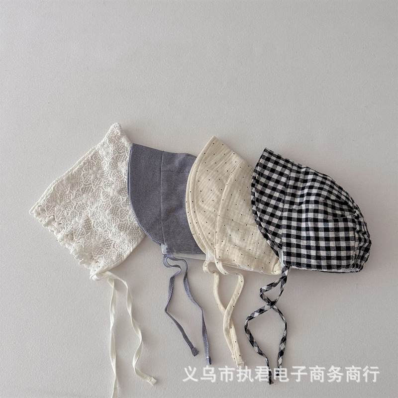 赤ちゃんの日よけ帽子春夏男女の赤ちゃんの韓国版のバンドの帽子insの薄いタイプの子供は宮廷の帽子のファッションに出かけます。|undefined