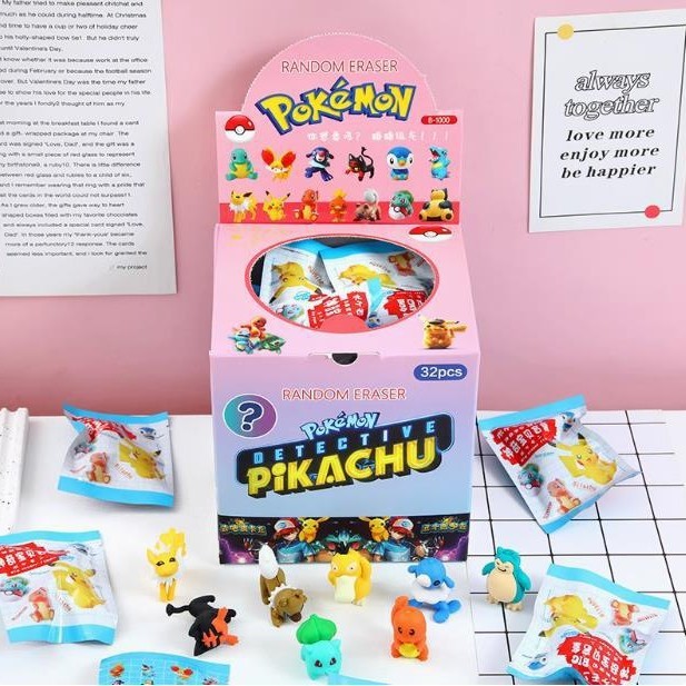 新しいB-1013のバターの熊のブラインドの袋の消しゴムの漫画のかわいいバタフライビーの3d立体は分解して詰めます。|undefined