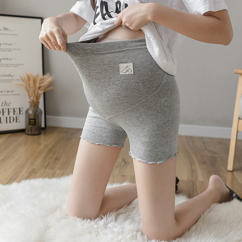 Pregnant Women's Safety Pants Summer Anti-Glow Thin Outer-Wearing Modale Cotton Shorts Three-point Leggings Summer Wear