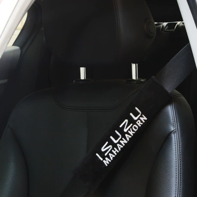 belt shoulder pad plush LOGO – Seat belt shoulder pad
