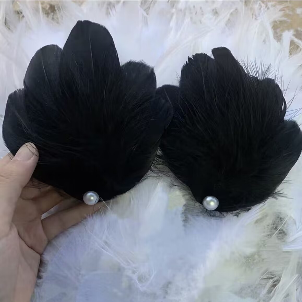 Pearl Black sweet hairpin one pack