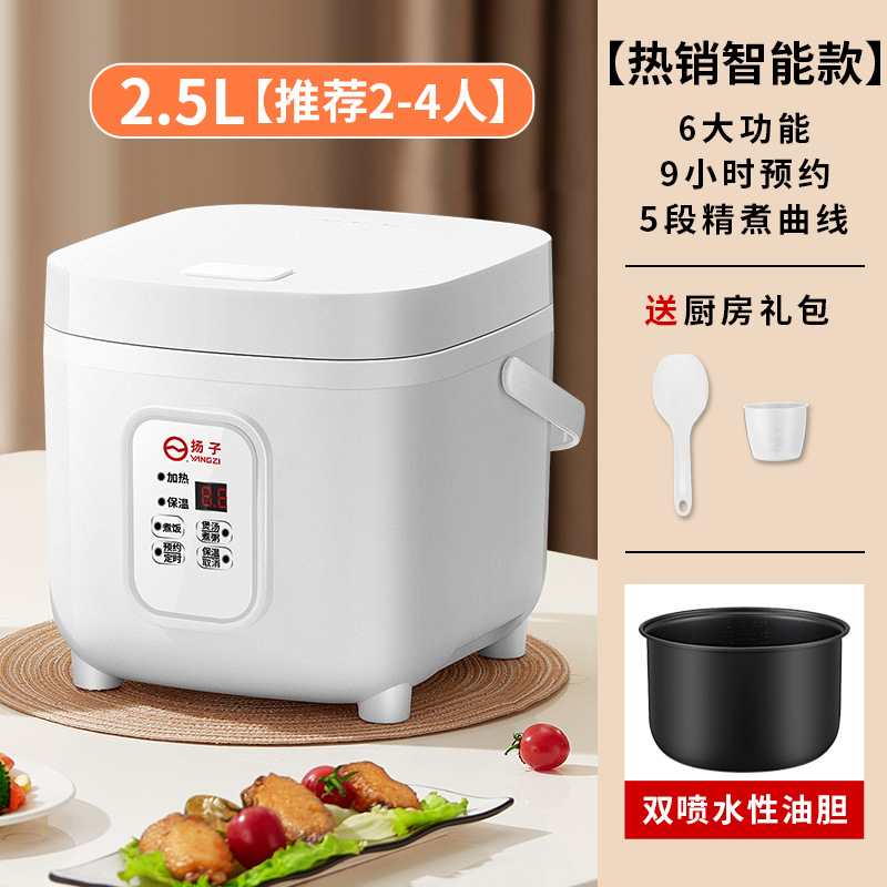 양쯔 화이트 휴대용 2.5L 스마트 모델 (1-3인용)
