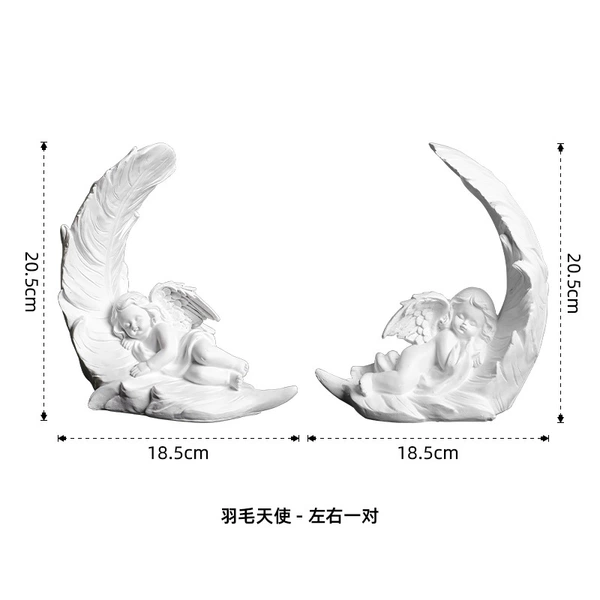 Feather angel - one pair