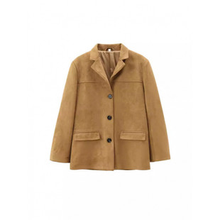 2024 cross-border cross-border wholesale 2024 autumn new European and American personality street retro all-match lapel long sleeve loose