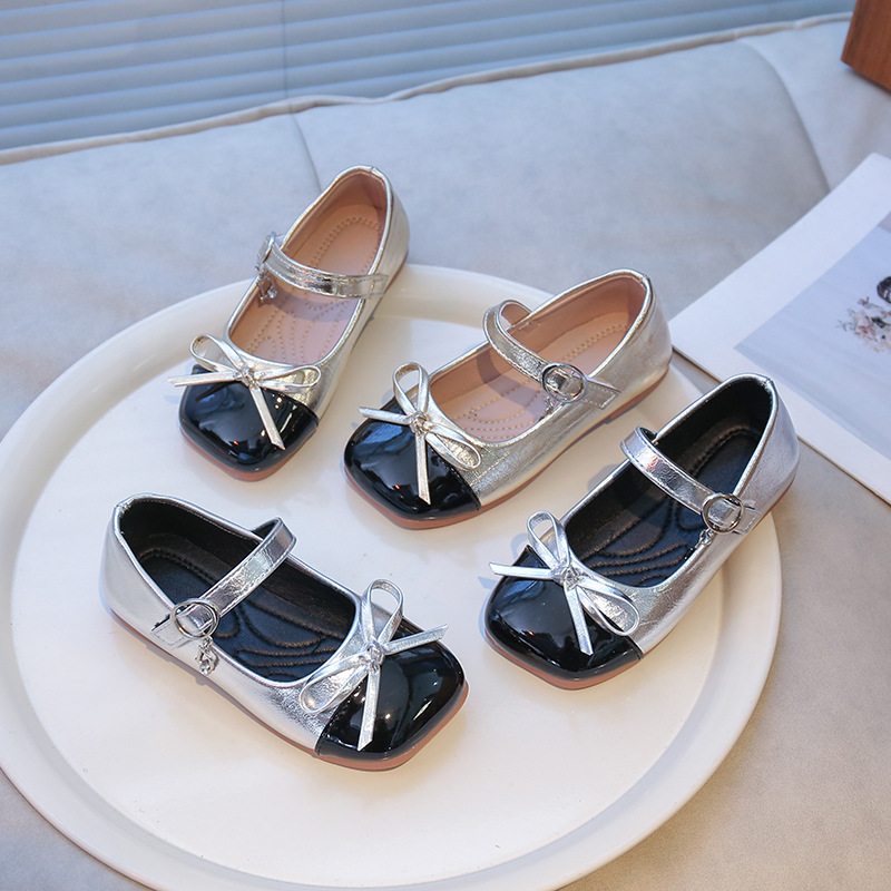 Niña Marizhen zapatos de cuero para mujeres 2025 nuevo primavera y otoño niños pequeños zapatos de viento de fragancia zapatos de moda princesa image 4
