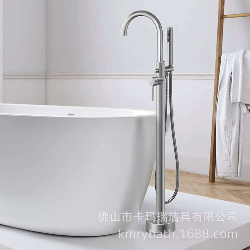 Wholesale High Quality Floor Standing Bathtub Faucet Cylindrical Rim Type Floor Mounted Mixer Handheld Shower Rainfall Wholesale High Quality Floor Standing Bathtub Faucet Cylindrical Rim Type Floor Mounted Mixer Handheld Shower Rainfall