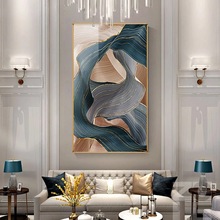 唯美复古创意飘带海报装饰挂画 现代家居客厅卧室帆布画无框画芯