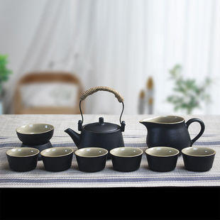 Kung Fu Tea Set Teapot Teacup Lid Bowl Home Living Room Office Ceramic Travel Modern Simple Tea Tray
