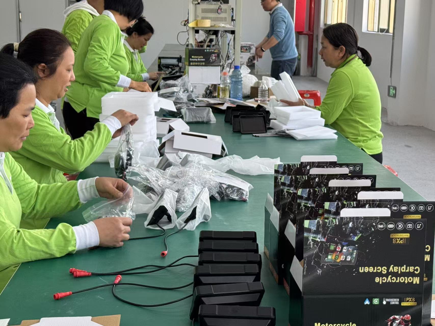 7 inch motorcycle driving recorder front 2K dual recording wireless carplay2W speaker portable navigator