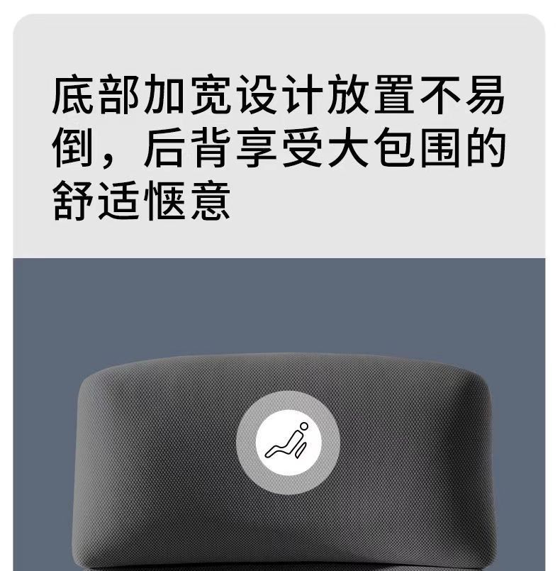 New memory foam car headrest can be customized LOGO headrest lumbar support waist pillow chair lumbar support