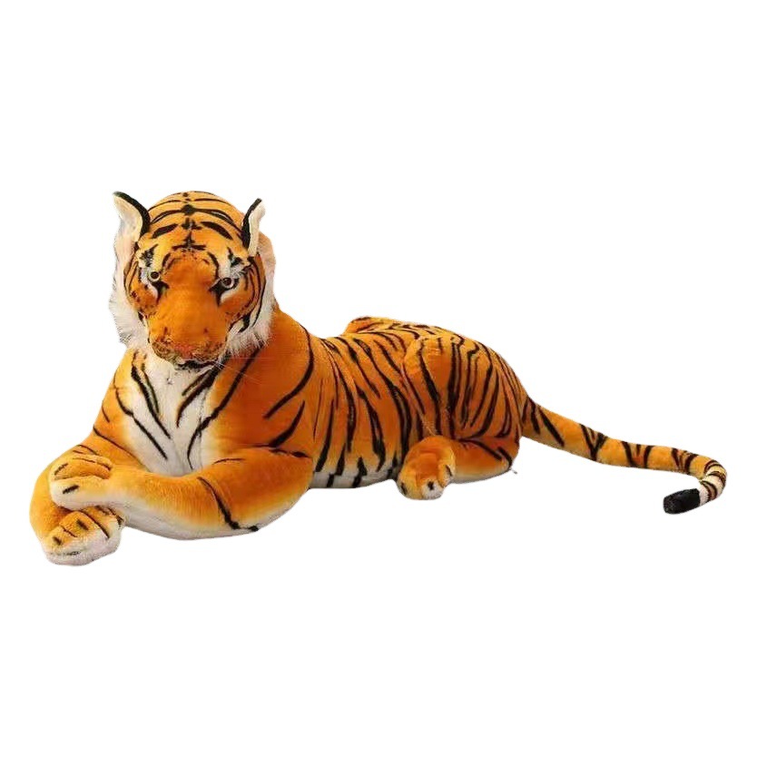 Simulación Tigre muñeca de juguete de peluche grande noreste Tigre muñeca de los niños ragdoll lindo tigre blanco almohada muñeca