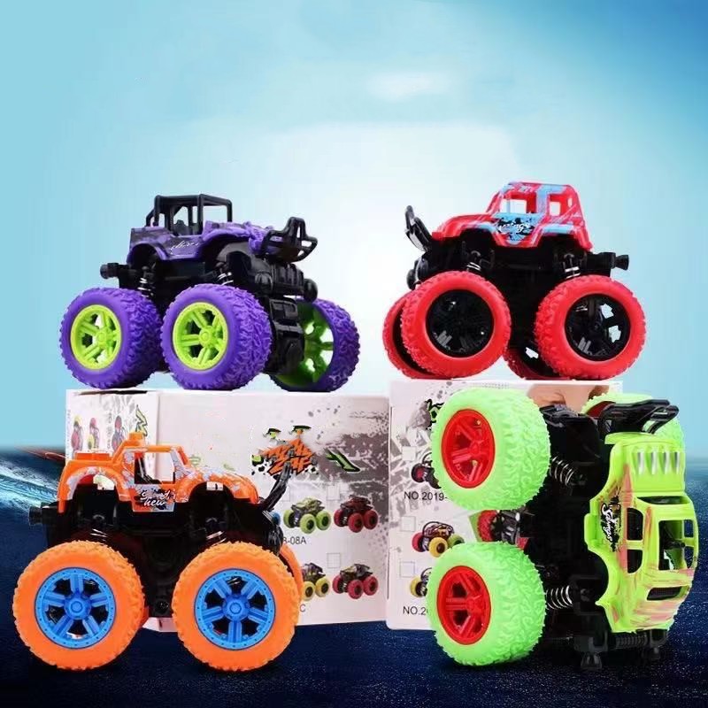 4x4 inercia coche modelo de niño coche todoterreno caja de coche de pies grandes 2 yuanes de juguetes de almacenes