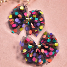 N 95033 Polka Dot Tulle Bow Բ����ɴ���������羳��ó��