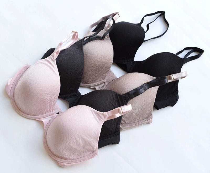 Thin underwear, supporting breathable bra, American style, simple cut