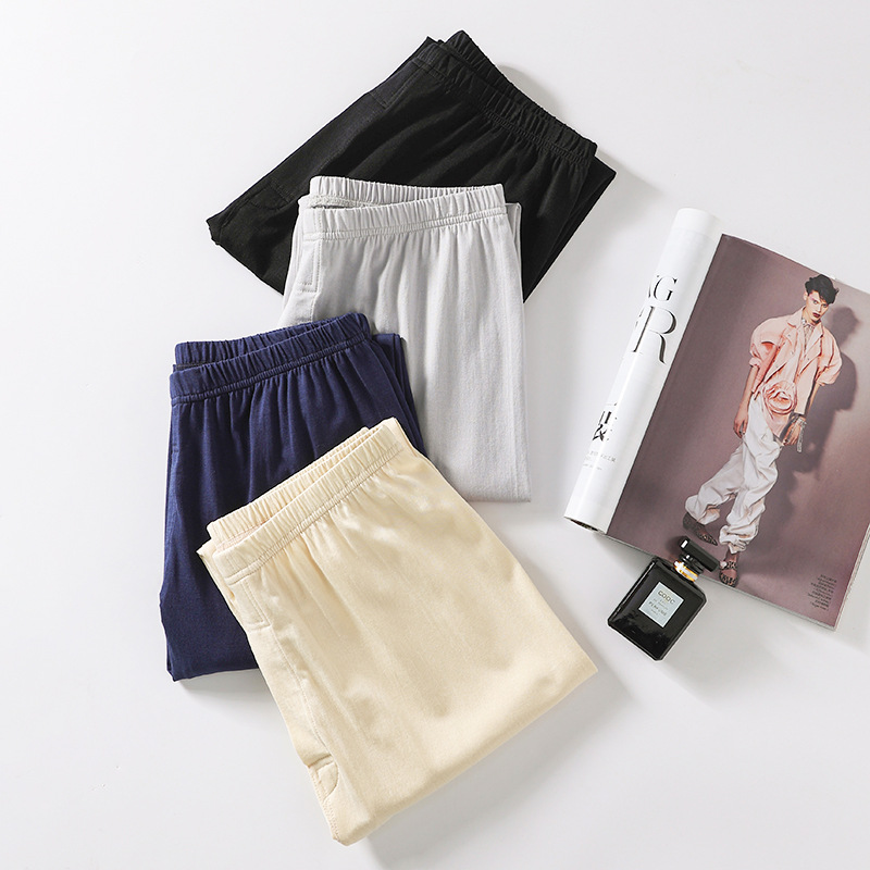 Yuyue traje de ropa interior térmica de seda para hombres invierno Nueva ropa de Otoño de seda de mora pantalones largos traje de comercio exterior transfronterizo