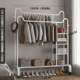[new cat ears] 130 white cat ear double pole + side storage rack + vientiane pulley q